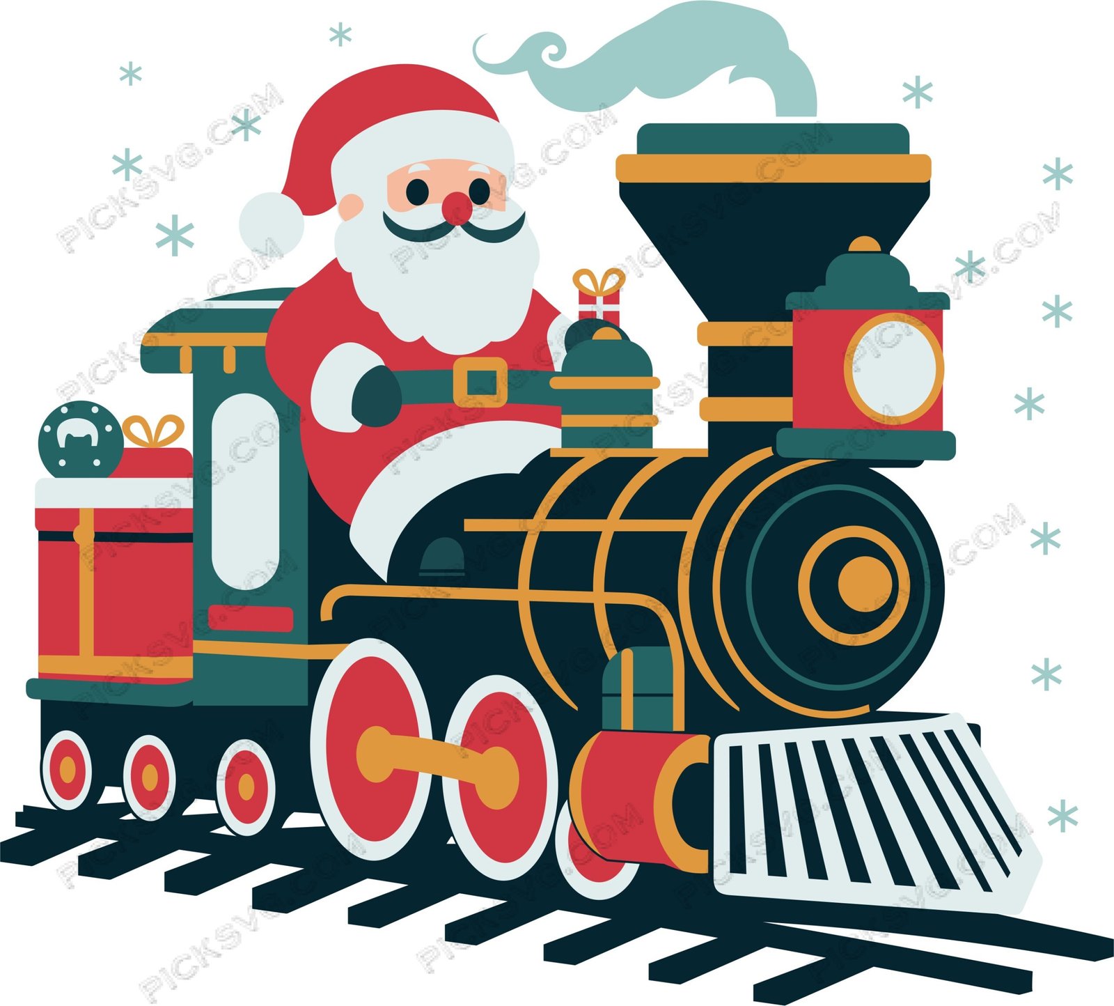 Christmas Train Svg Christmas Train SVG - Christmas SVG