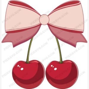 Cherry Bow SVG - Animal Svg