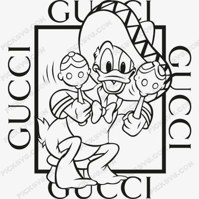 PickSVG - Daisy Gucci Black Svg Daisy Gucci Black SVG - Cartoon Characters Svg