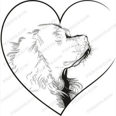 picksvg Beagle Dog Heart SVG Beagle Dog Heart SVG - Animal Svg