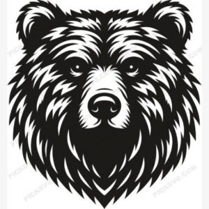 Bear Head SVG