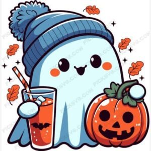 Cute Ghost Halloween SVG