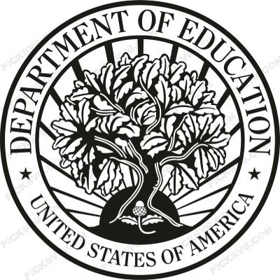 Department Of Education United States Black - PickSVG Department Of Education United States Black SVG - Healthcare SVG