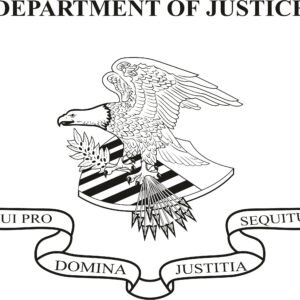 Department Of Justice Black SVG, PDF, PNG, EPS, DXF