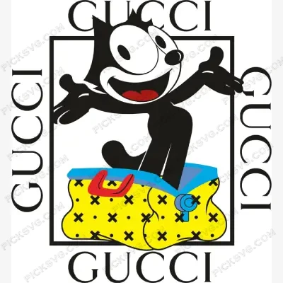 Felix The Cat Gucci SVG – Digital File PickSVG Felix The Cat Gucci SVG - Gucci Logos Svg