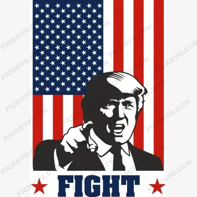 Fight Trump Flag SVG PickSVG Fight Trump Flag SVG - Patriotic And Flags
