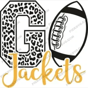 Go Jackets Football SVG PickSVG