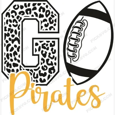 Go Pirates Football SVG PickSVG Go Pirates Football SVG - Miscellaneous SVG