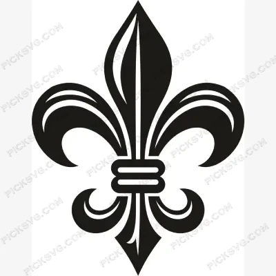 Fleur De Lis 2 SVG - PickSVG Fleur De Lis 2 SVG - Miscellaneous SVG