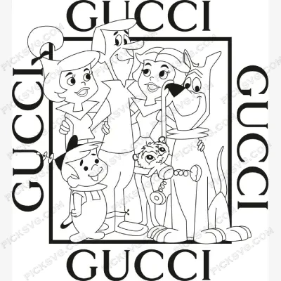 Gucci Jetsons Black SVG PickSVG Gucci Jetsons Black SVG - Cartoon Characters Svg
