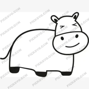 Hippopotamus SVG PickSVG