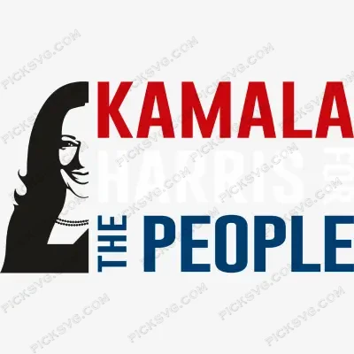 Kamala Haris For The People SVG PickSVG Kamala Haris For The People SVG - Patriotic And Flags